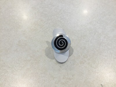 Silver Adjustable Ring Man In Maze Design