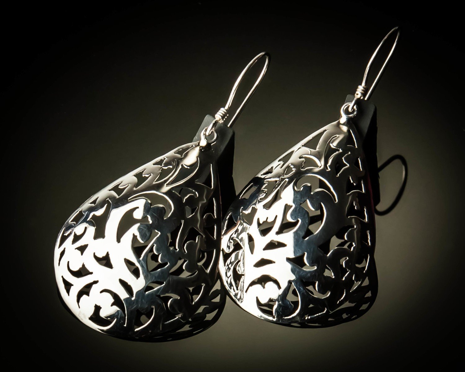 Celtic Design Sterling Silver Earrings-Small