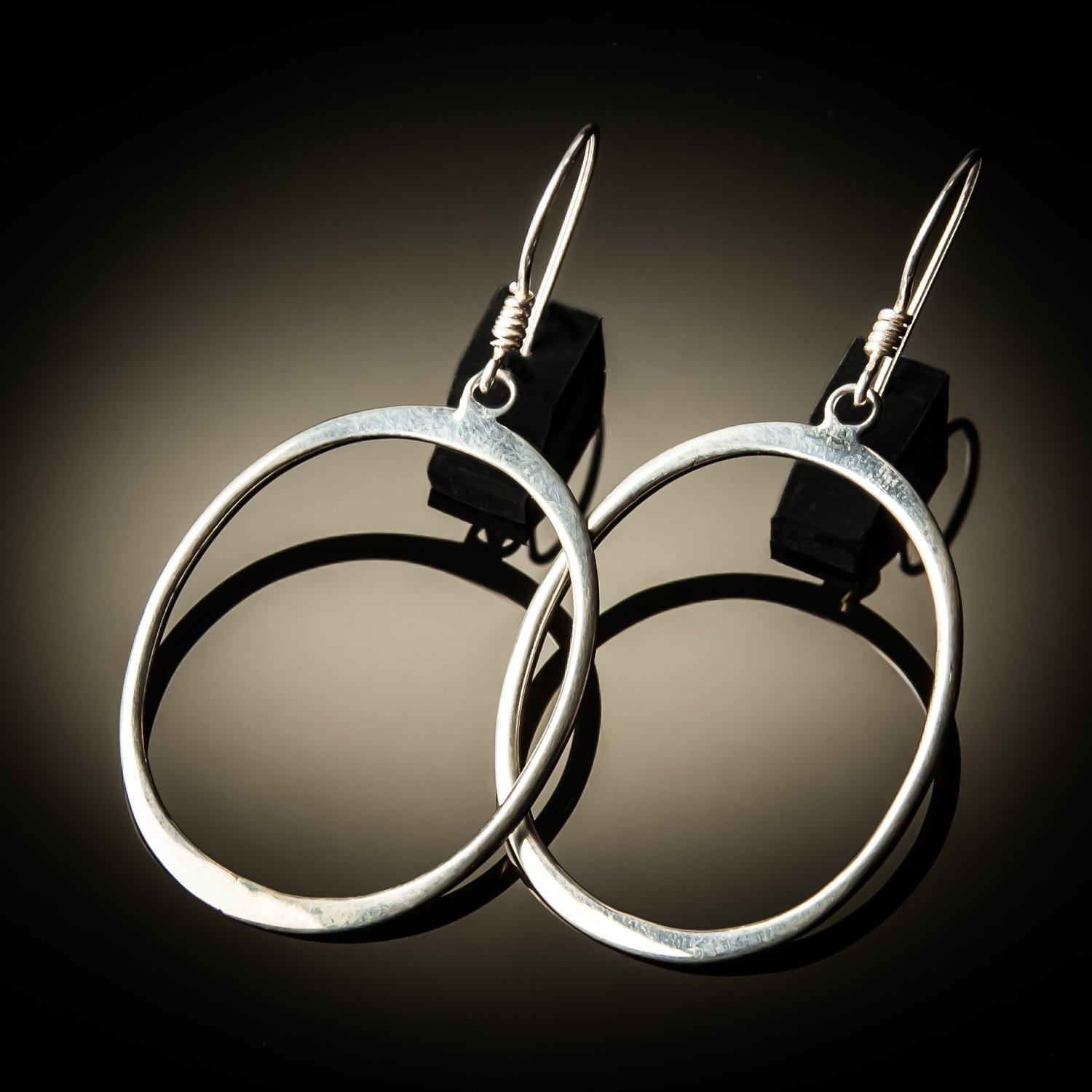 Sterling Silver Hoop Earrings- Medium