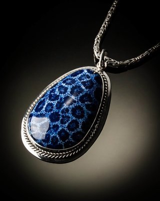 Sterling Silver Native Look Pendant