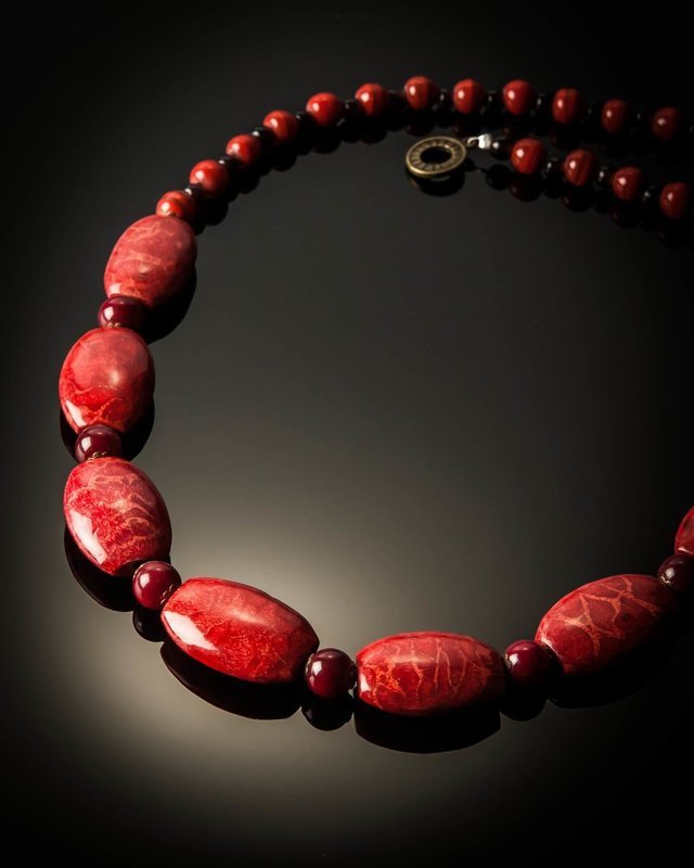 Red Coral Short Necklace