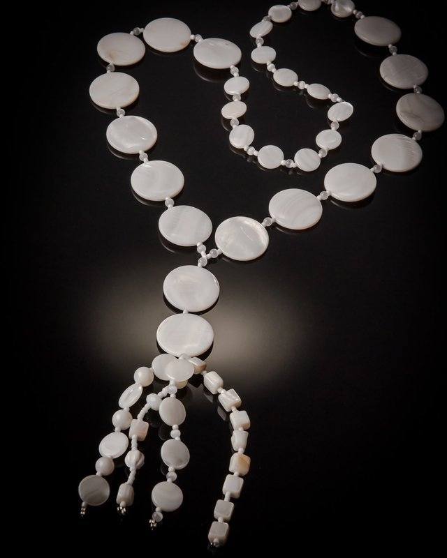 Mother of Pearl Long Necklace
