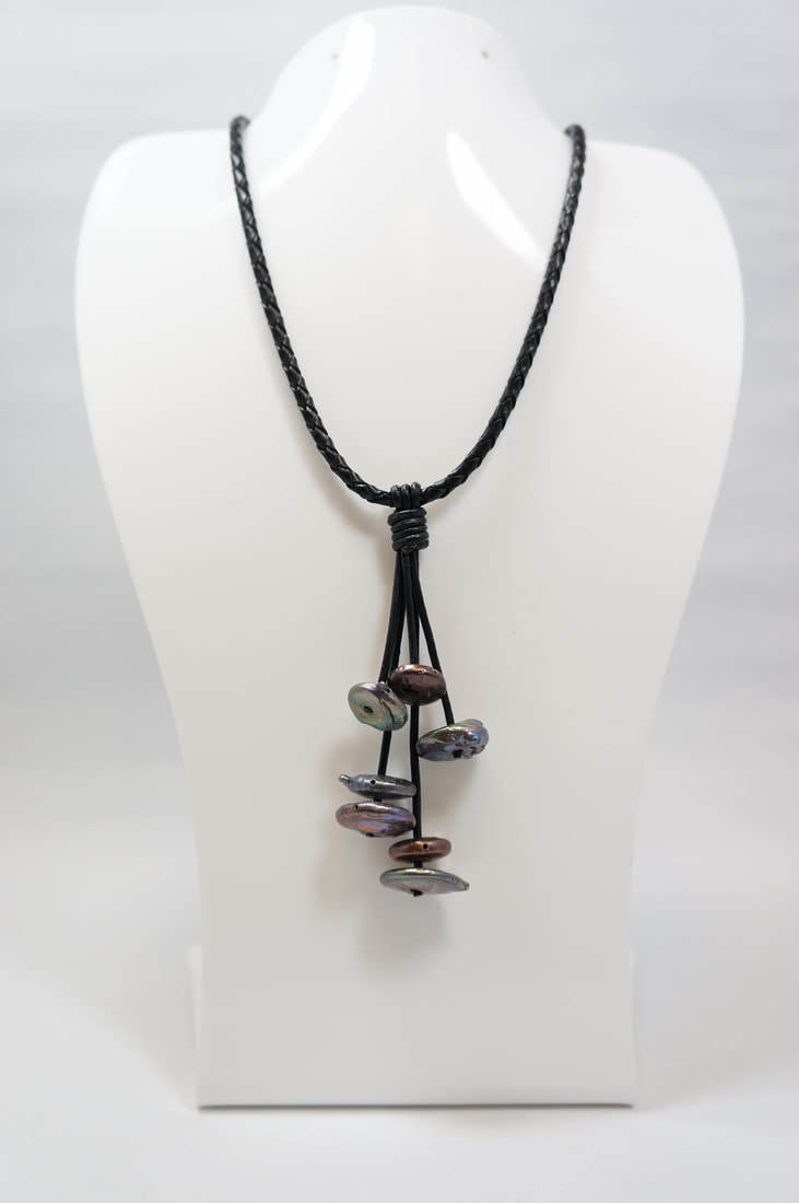 Grey Pearl Necklace