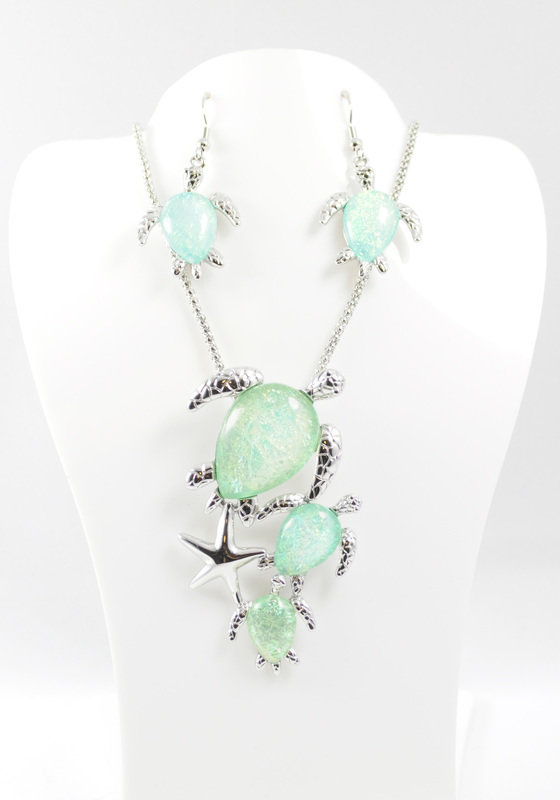 Light Blue Sea Turtle Set