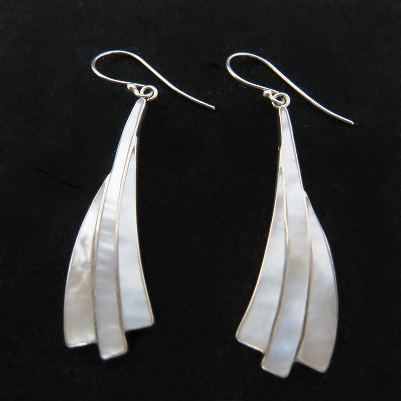 Mother of Pearl Inlay Earrings