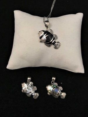 Sterling Silver Fish Pendant
