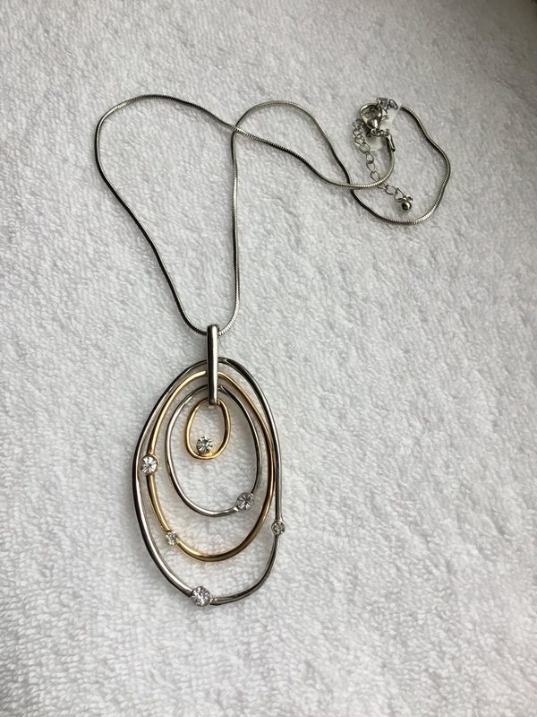 In-Orbit Oval Necklace