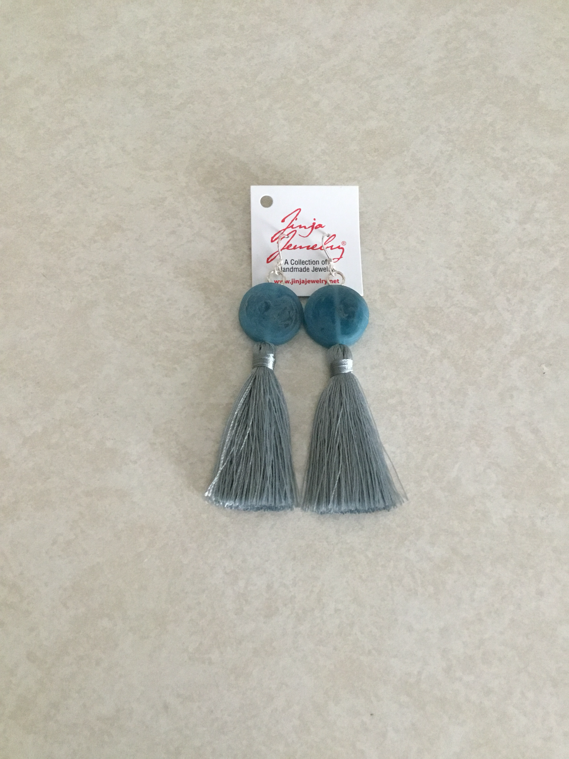 Blue with Gray/Blue Tassel