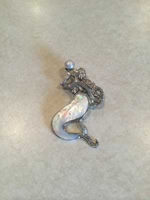 Sterling Silver Mermaid Pendant