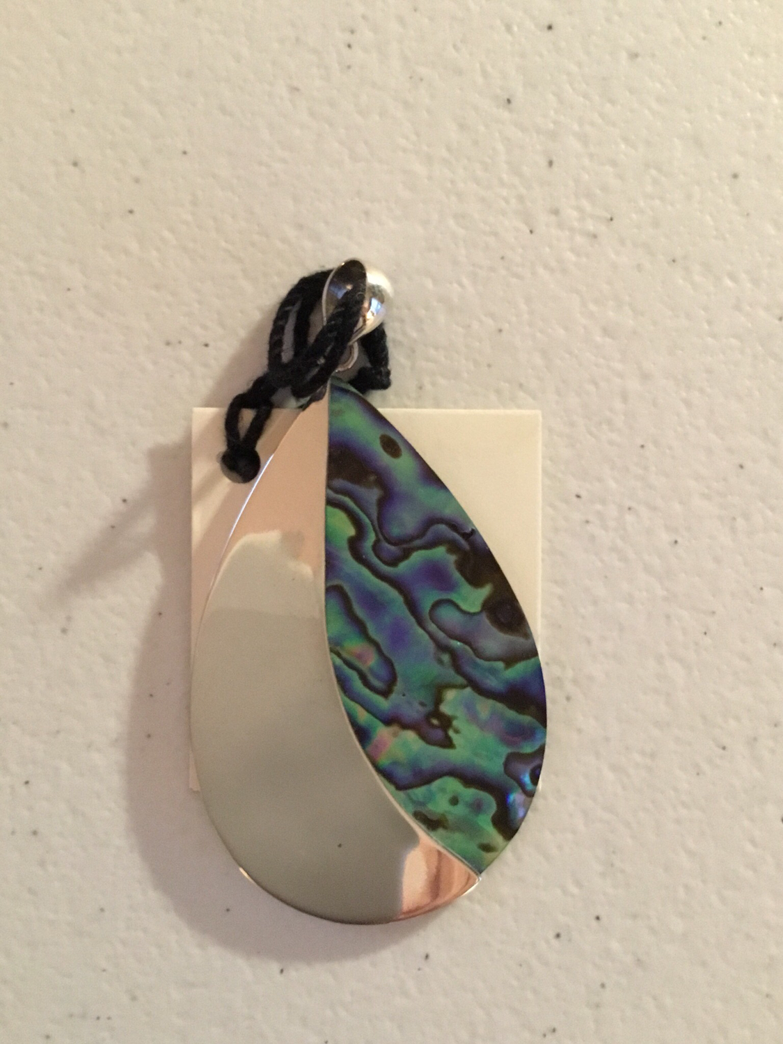 Abalone Sterling Silver Pendant    