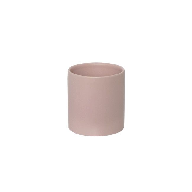 Ceramic Cylinder Pot Satin Matte