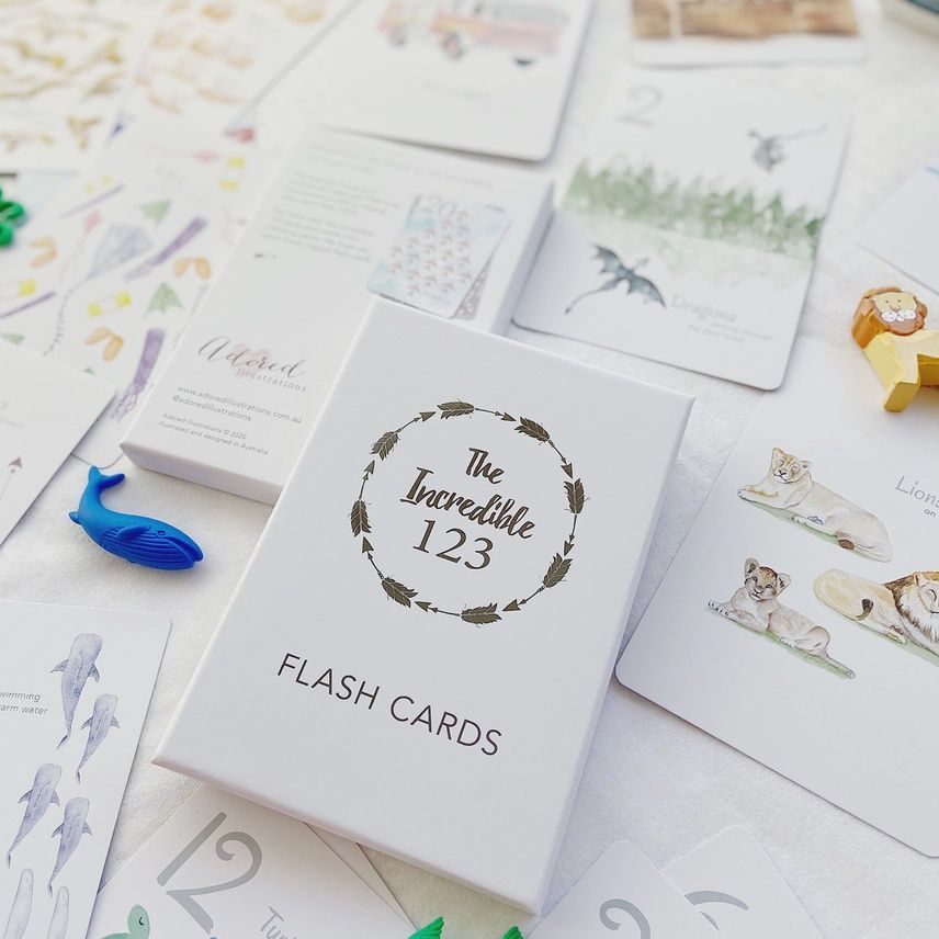 The Incredible 123 Flash Cards