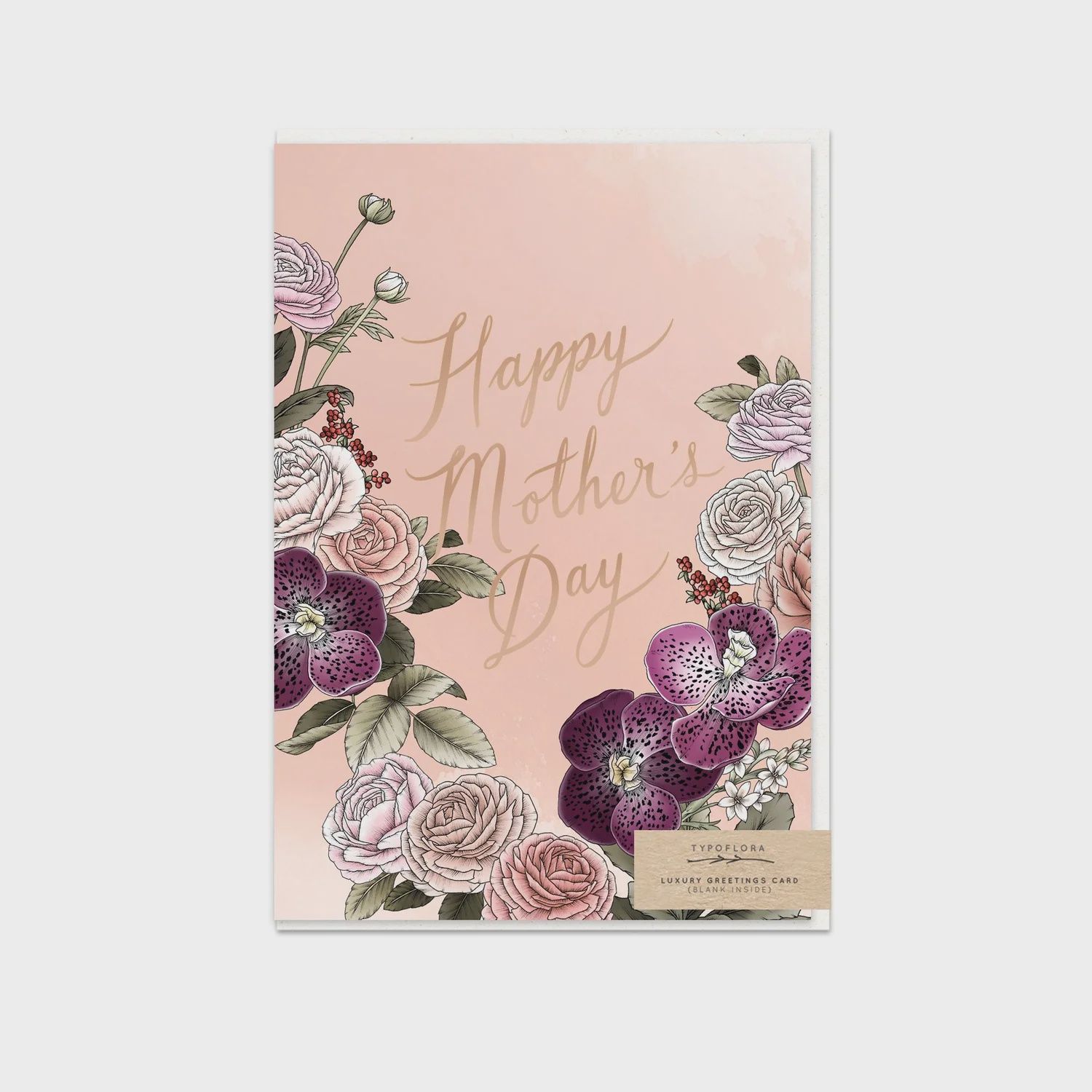 Typoflora greeting card