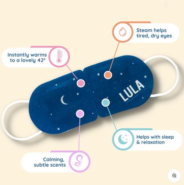 Lula Self-Warming Eye Masks – Calming Aromatherapy Comfort