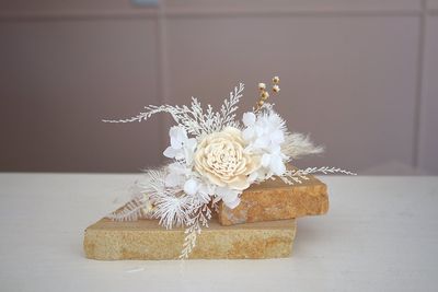 Everlasting Wrist Corsage &amp; Matching Boutonniere Set