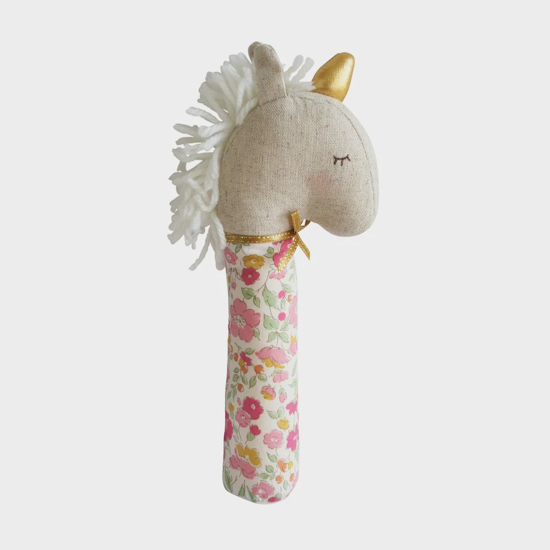 Squeakers, Selections: Yvette Unicorn Squeaker Rose Garden
