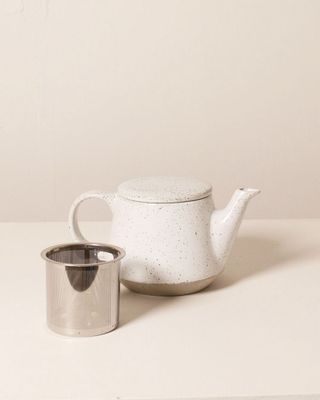 Robert Gordon Ritual Teapot – Speckled White | With Infuser