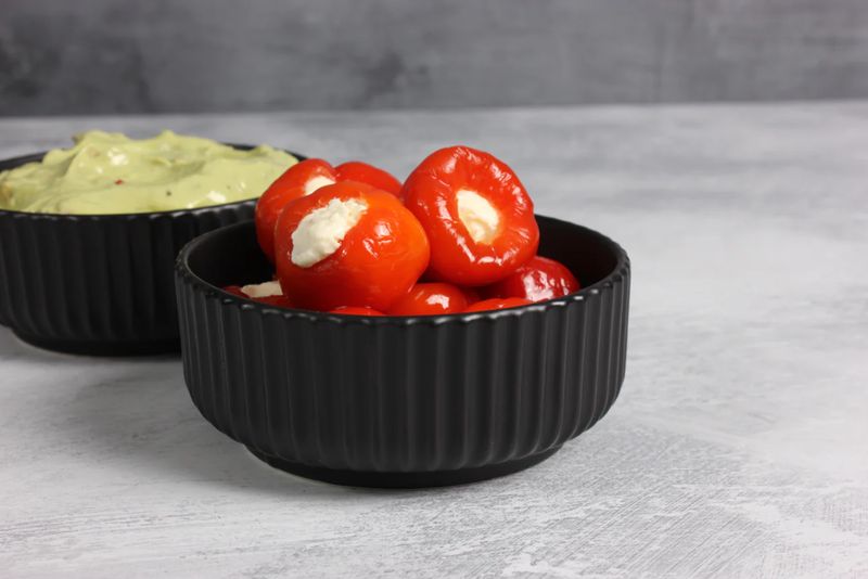 Matte Ceramic Dip Bowl – Black or White