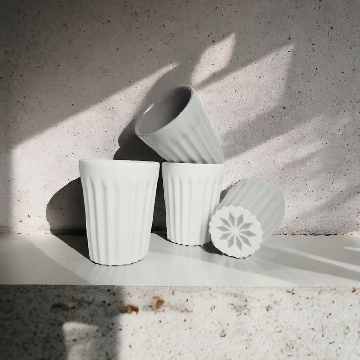 Matte Ceramic Latte Cups