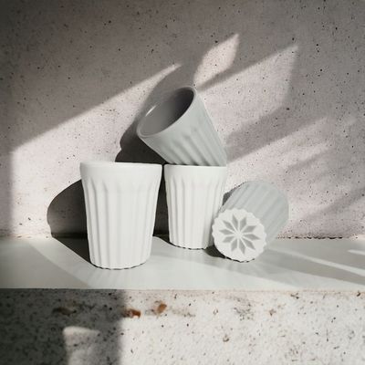 Matte Ceramic Latte Cups