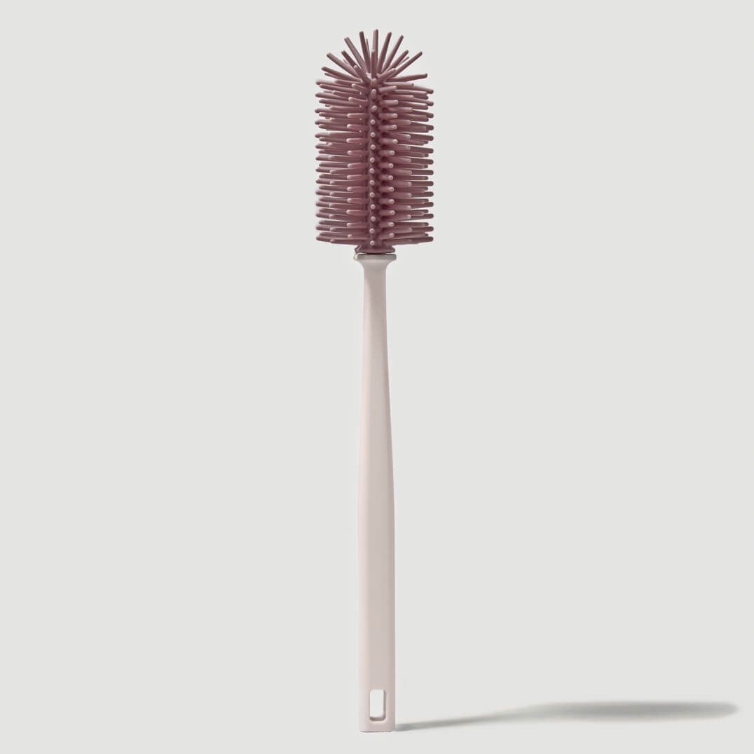 Beysis Silicone Bottle Brush, Selections: Plum/Stone