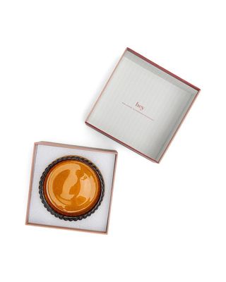 Mookie + Lenny Nesting Rim Bowls – Amber Glass | Set of 2