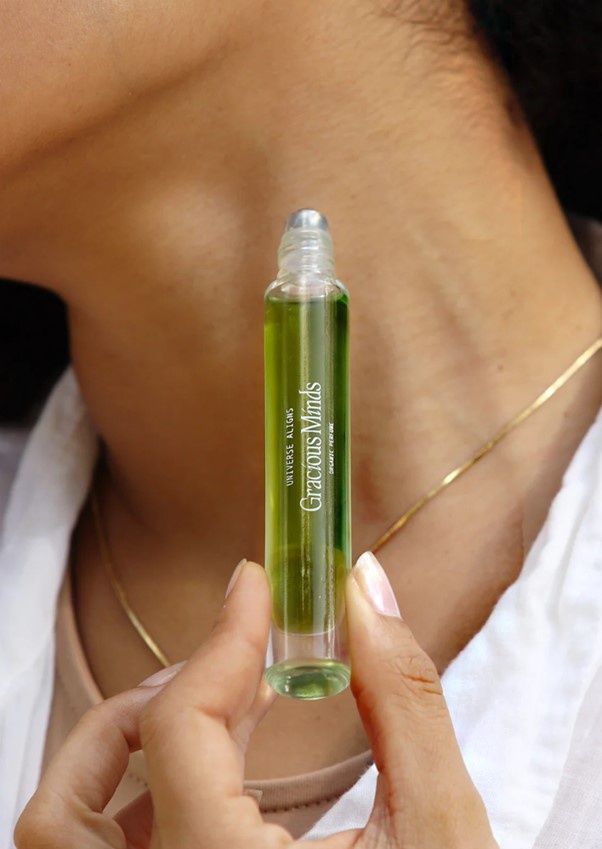 Gracious Minds Organic Eau De Parfum – Botanical Roller Perfumes | 10 ml, Selections: The Universe Aligns