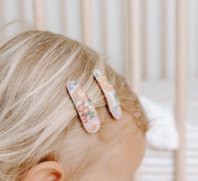 Fabric Snap Hair Clips - Josie Joan's