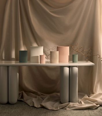 Ripple Oval Vase