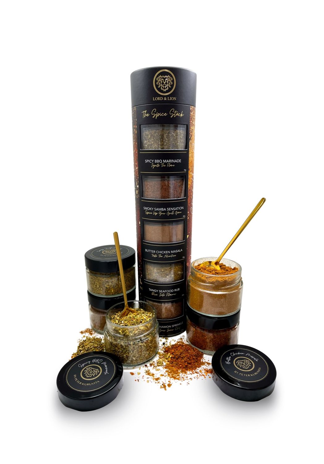 Lord &amp; Lion Spice Stack – Curated Spice Collection for Everyday Cooking