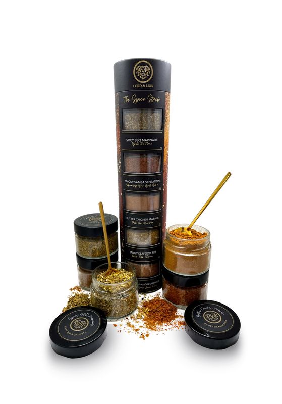 Lord &amp; Lion Spice Stack – Curated Spice Collection for Everyday Cooking