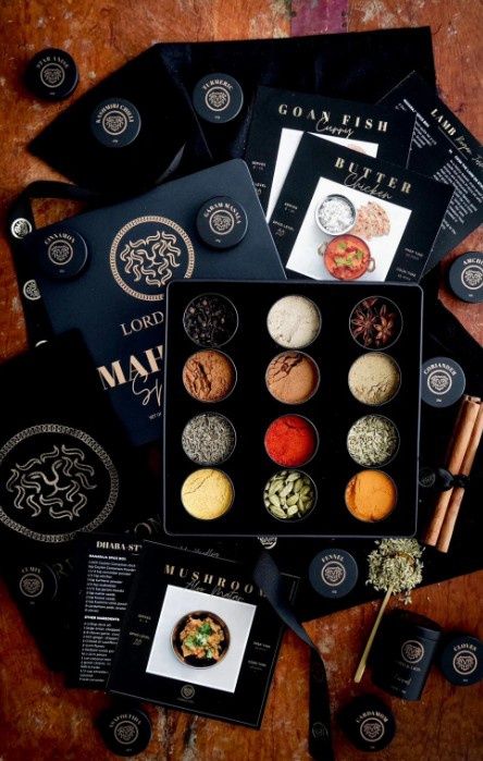 Lord &amp; Lion Spice Box | Maharaja or Lankan, Selections: Maharaja