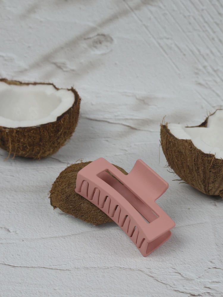 Rectangle Claw Clips, Selections: Dusty Pink, Size: Small