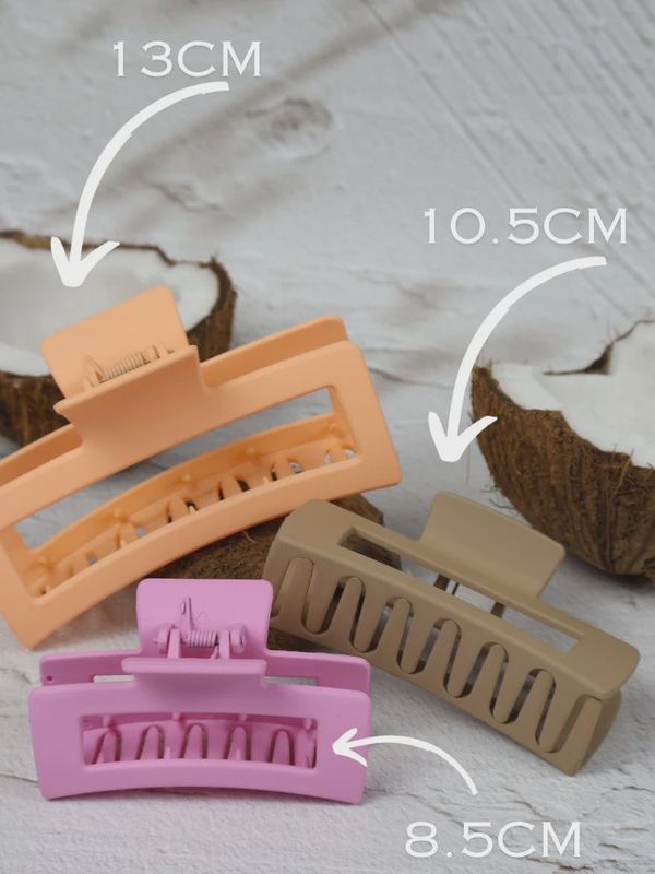 Rectangle Claw Clips