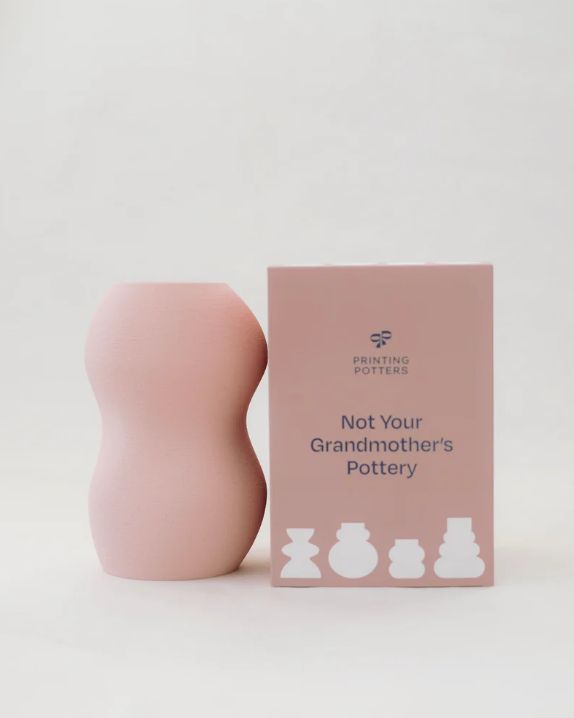 Figure Vase, Selections: Light Dusky Pink