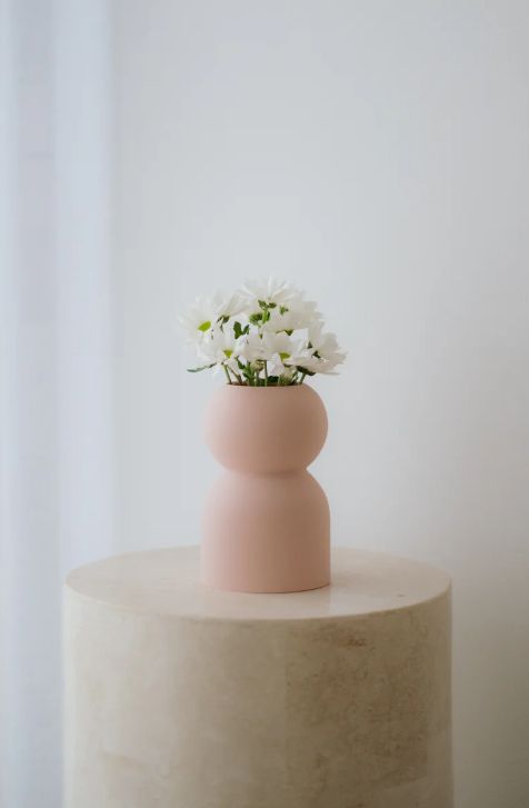 Lilah Vase, Selections: Light Dusky Pink