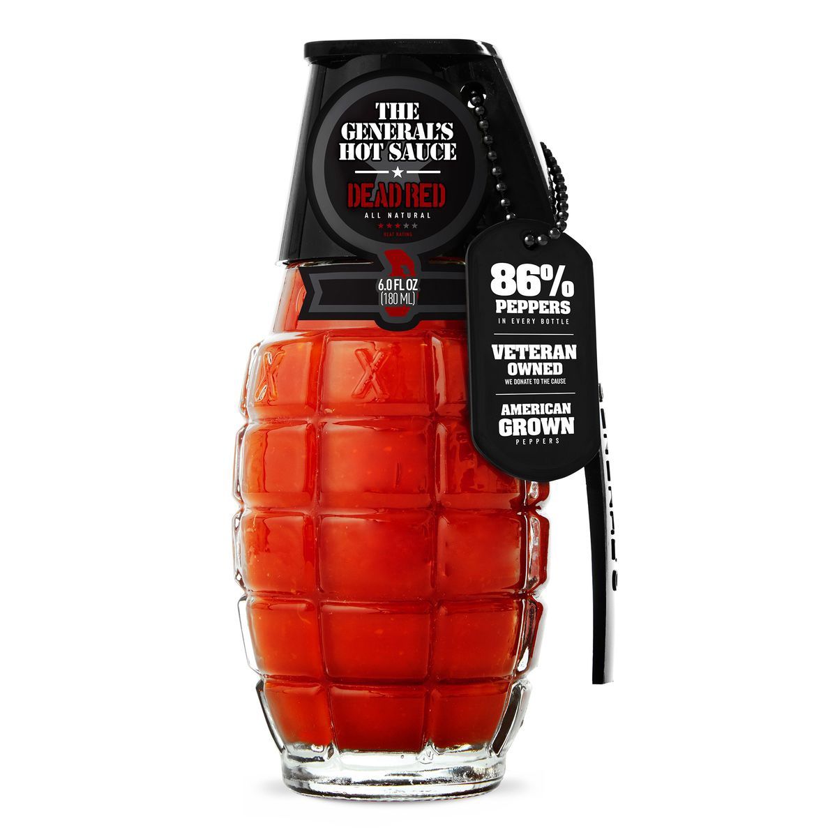 The General's Hot Sauce 180ml, Selections: Dead Red