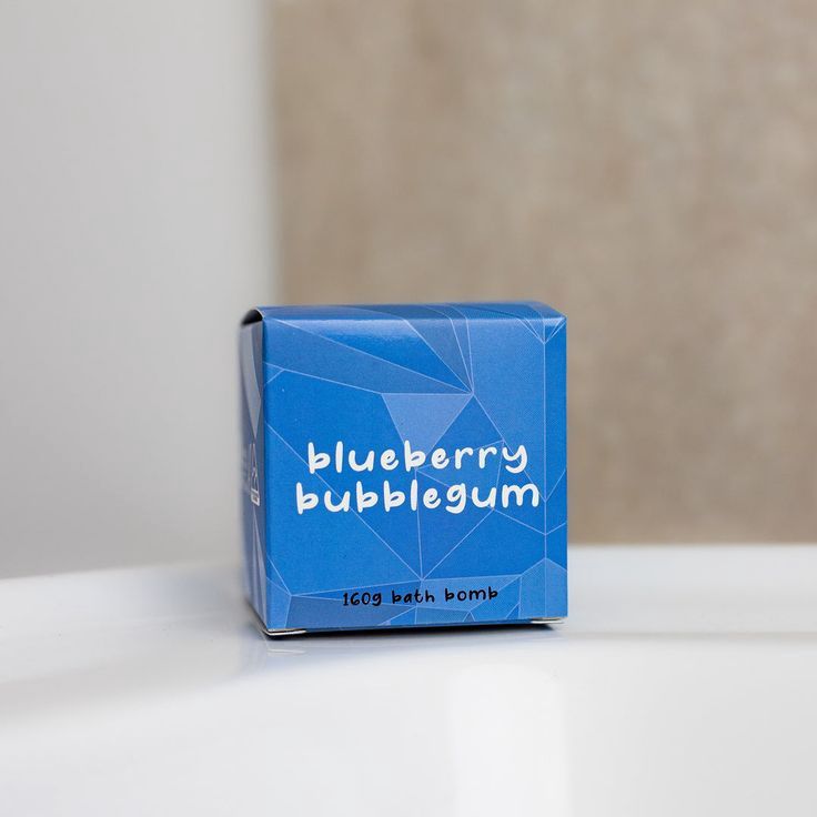 Kids Bath Bombs, Scent: Blueberry Bubblegum