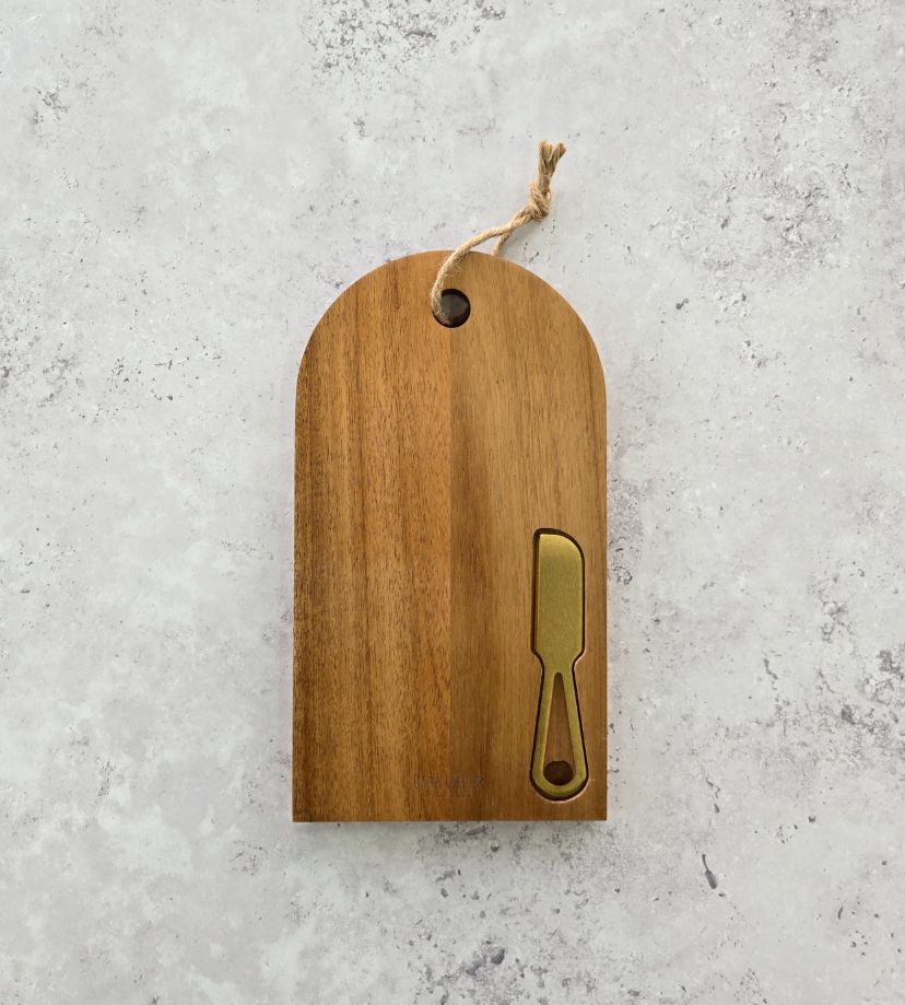 Arched Acacia Board Set