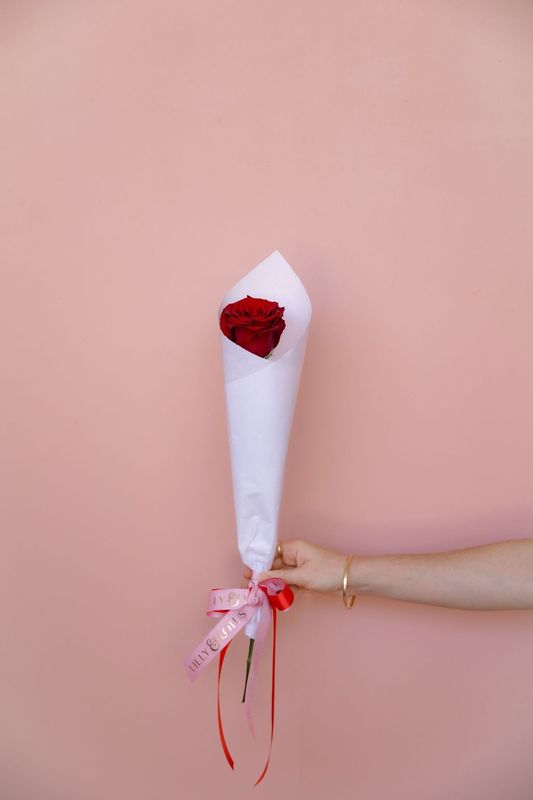 Valentine’s Day Single Rose