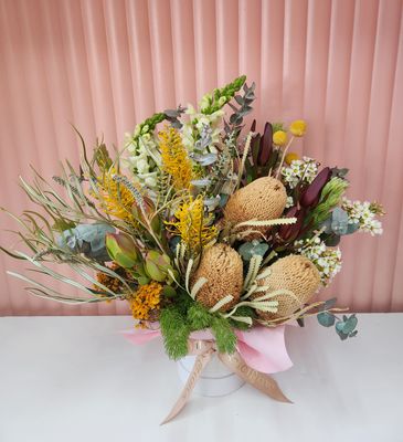 The Lotus Native Hat Box