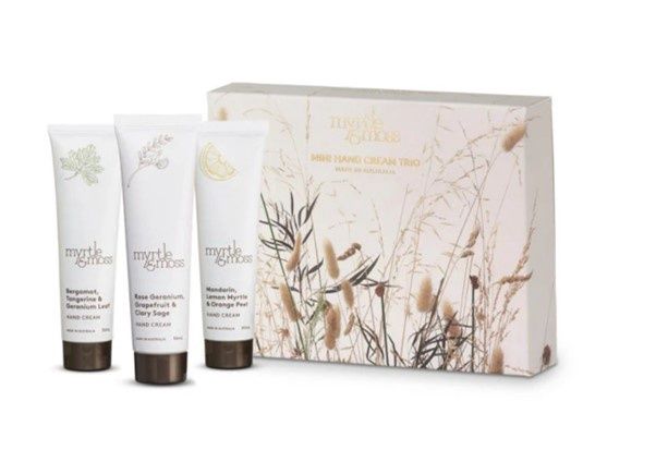 Myrtle &amp; Moss Wild Grass Mini Hand Cream Trio