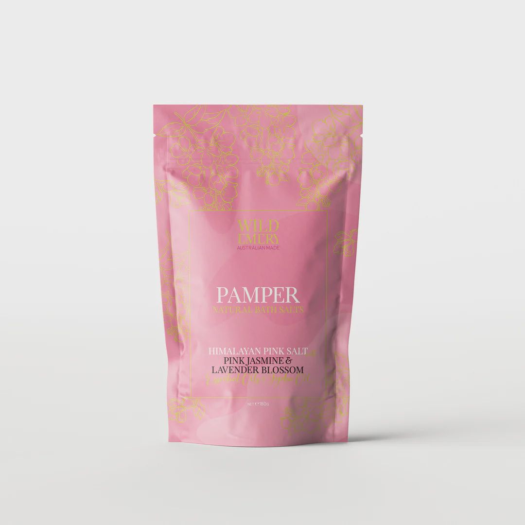 Mini Natural Bath Salts, Scent: Pamper