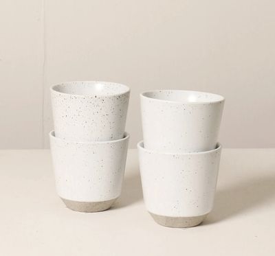 Robert Gordon Latte Cup- Ritual Speckled White- Single