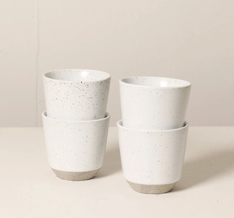 Robert Gordon Latte Cup- Ritual Speckled White- Single