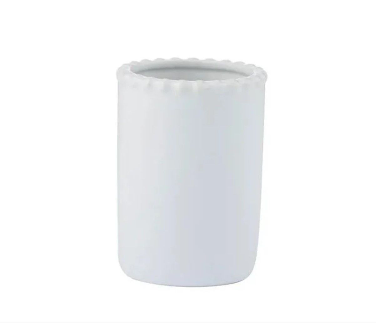 Maeve Ceramic Tumbler 8x11cm White