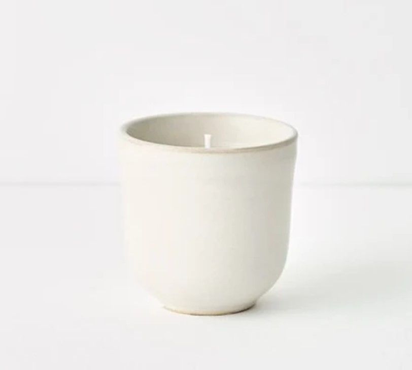 Gerti Candle- Ivory, Size: 8cmh x 8.5cmd