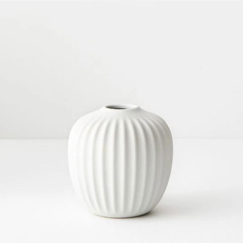 Taza Vase - White