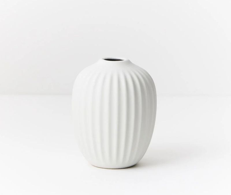 Taza Vase - White