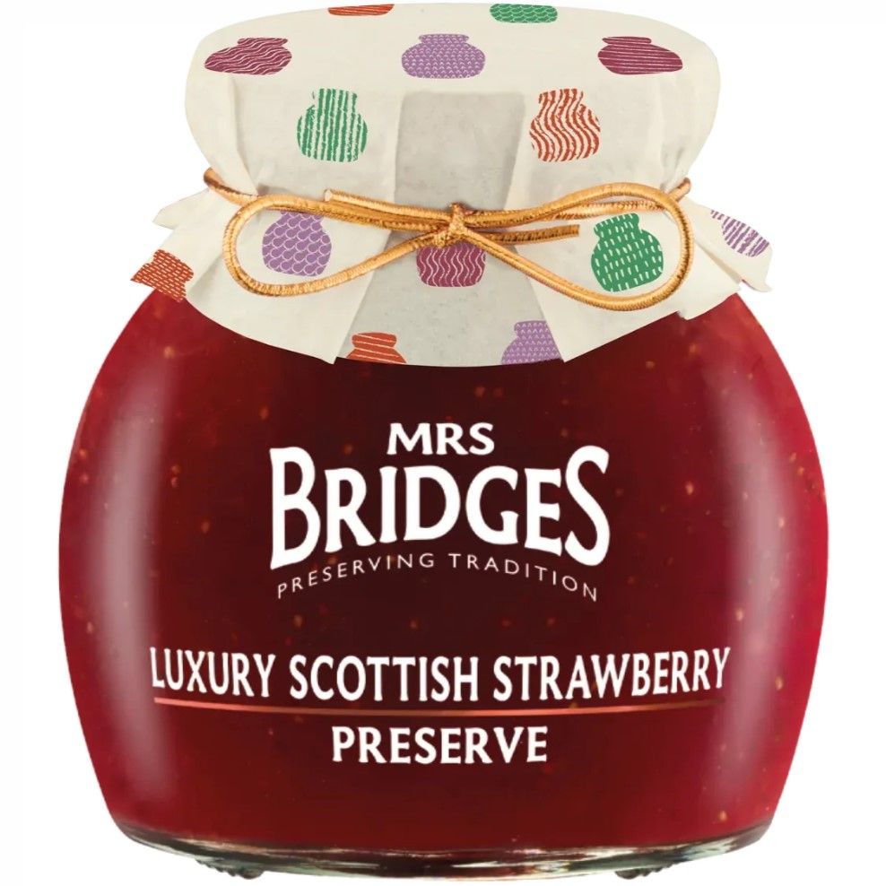 Mrs Bridges luxury Scottish Strawberry Preserve 340g